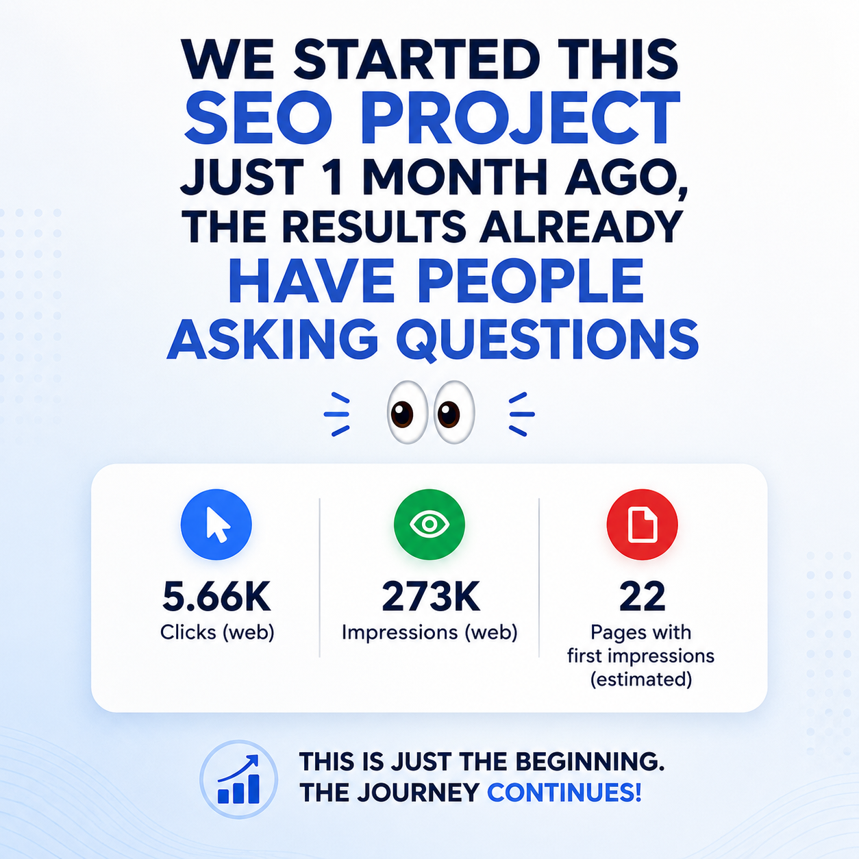 We Started This SEO Project Just 1 Month Ago, The Results Already Have People Asking Questions 👀