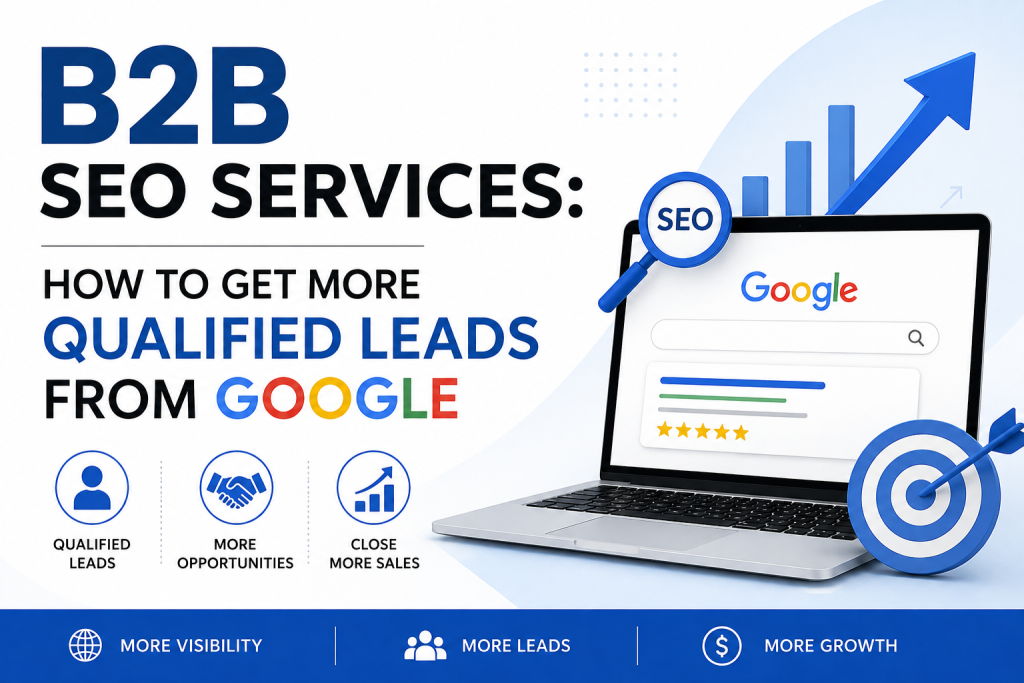 Image illustrating how to use B2B SEO Services.