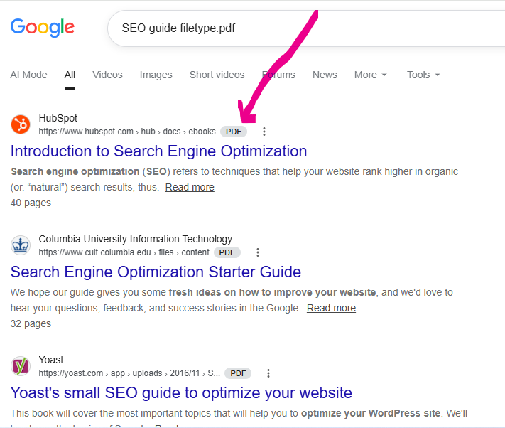 image showing how Search Google or Type a URL works